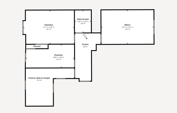 Comfortable 2-Bedroom Apartment with balcony in Central Geneva – Rue de Lausanne 83! 7