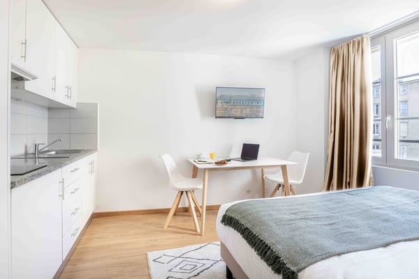 ✨ Studio Meublé et Rénové à Louer – Rue Saint-Laurent 33/35, Lausanne ✨ 5