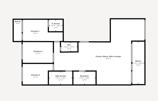 Modern 3 Bedrooms Apartment with Open View – Close to United Nations 14