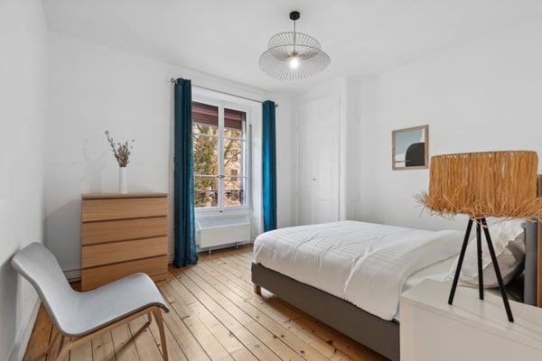 Charming Furnished 1-Bedroom Apartment with High Ceilings near Cornavin Station – Servette, Geneva 7