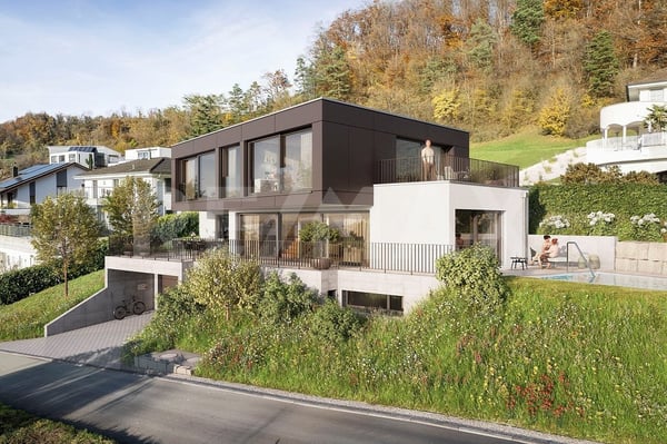 Exklusives Neubau-Einfamilienhaus an bestechender Aussichtslage 2