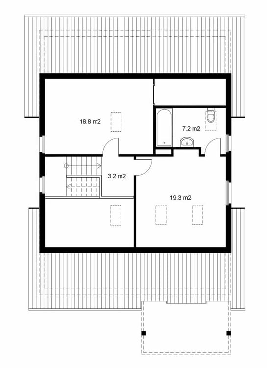 Grosse Dach-Maisonettewohnung mit Fernsicht 16