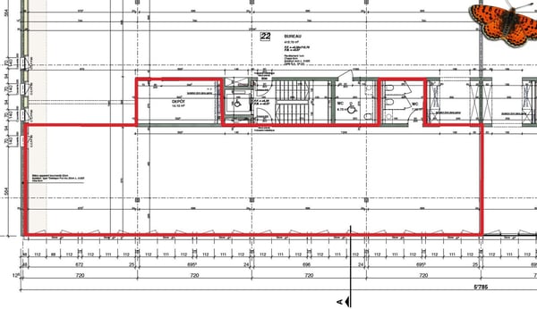 Surface brute idéalement située ! 5