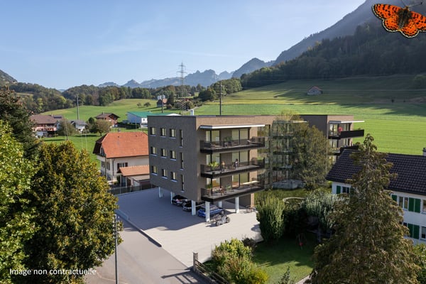 Superbe 4½ pièces à Broc avec grand balcon couvert ! 3