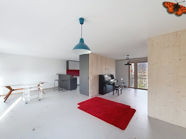 1½ PIÈCES - En triplex au calme! 3