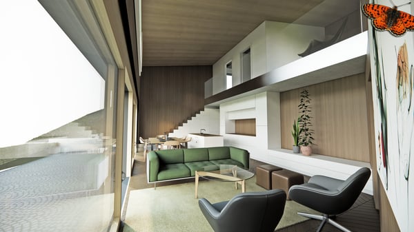 Maison neuve de 1.5 pièces avec grande terrasse au centre d'Épendes 1