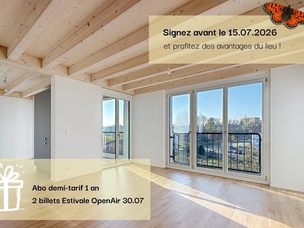3½ pièces - Neuf avec un balcon 1