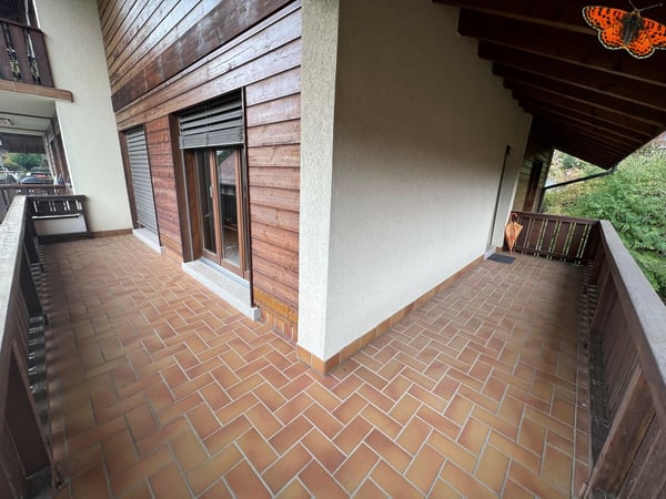 CHARMANT 3 ½ PIECES RENOVE - Grand balcon en V de 25m² ! 3