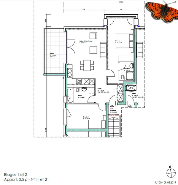 3½ PIÈCES - Avec un grand balcon ! 10