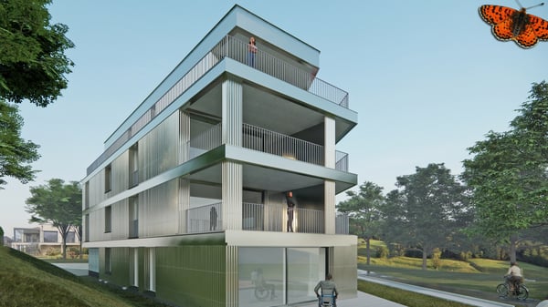 3½ pièces avec balcon plein sud à Givisiez 3