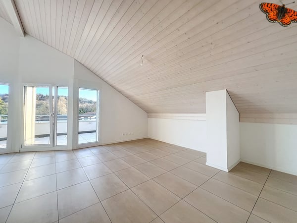 3 ½ pièces - En attique ! 5