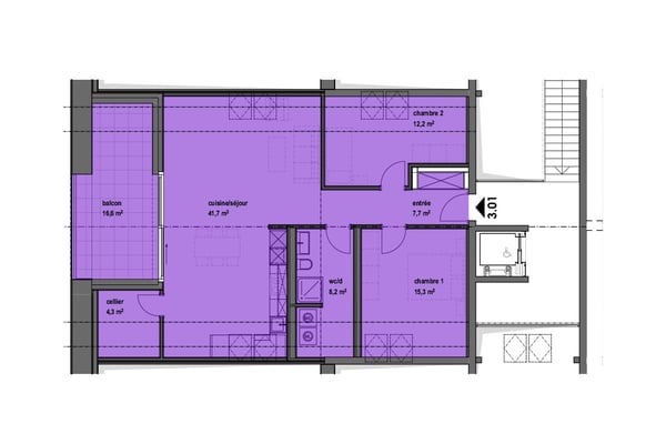 Magnifique appartement neuf dans les combles 2