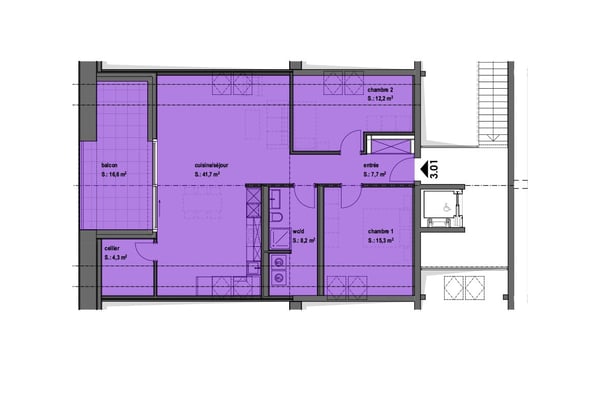 Magnifique appartement neuf dans les combles 2