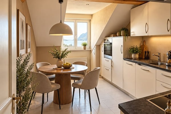 Superbe appartement traversant avec vue imprenable sur le lac Léman – Cully 5