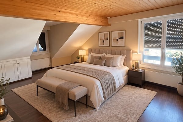 Superbe appartement traversant avec vue imprenable sur le lac Léman – Cully 7