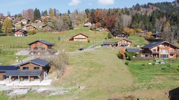 Terrain à Gryon avec permis pour chalet en résidence principale 1