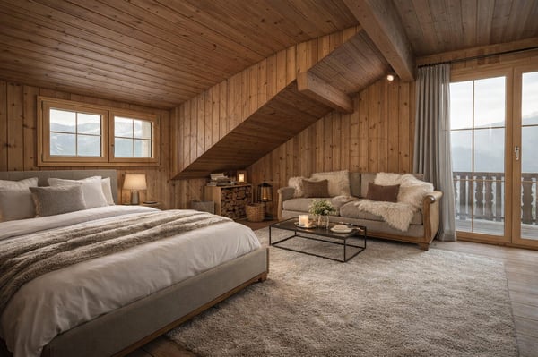 Rare appartement familial face aux Dents du Midi