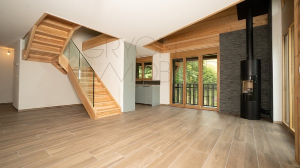 Élégant duplex alpin, 140 m² habitables + garage, proche Barboleuse 2