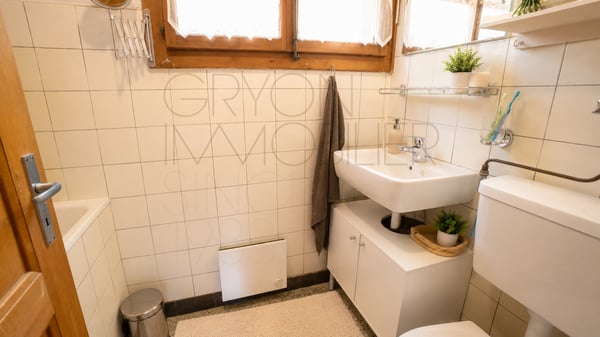 Chalet de 4,5 pièces à rénover à Gryon, vue et calme 9