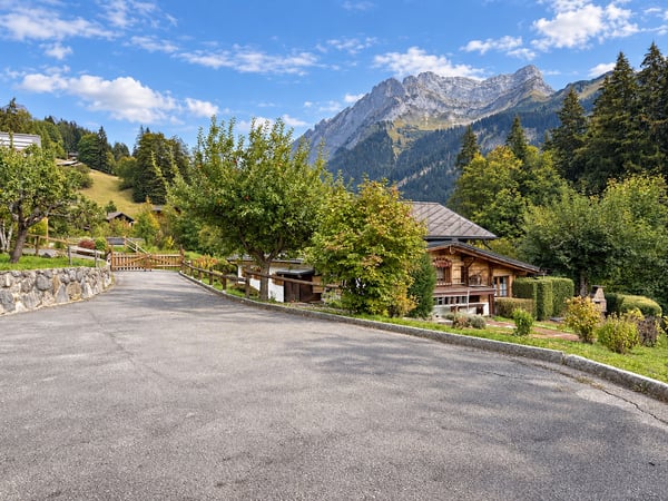 Chalet familial typique à Gryon avec jardin et dépendances 12