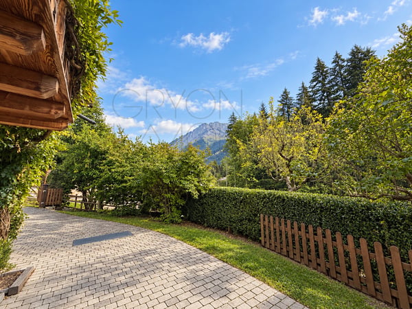 Chalet familial typique à Gryon avec jardin et dépendances 8