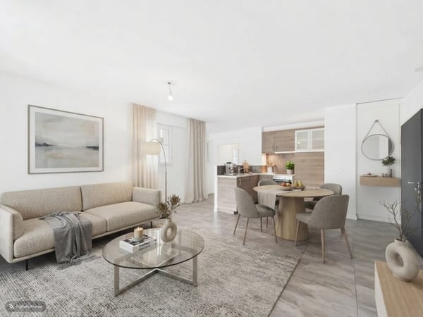 Appartement de 4.5 pièces au RDC avec jardin à Villeneuve 1