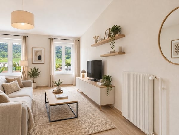 Superbe 4.5 pièces rénové au rez avec balcon plein sud 6