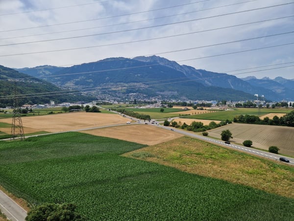 Massongex : à louer appartement lumineux de 2.5 pièces avec vue imprenable 1