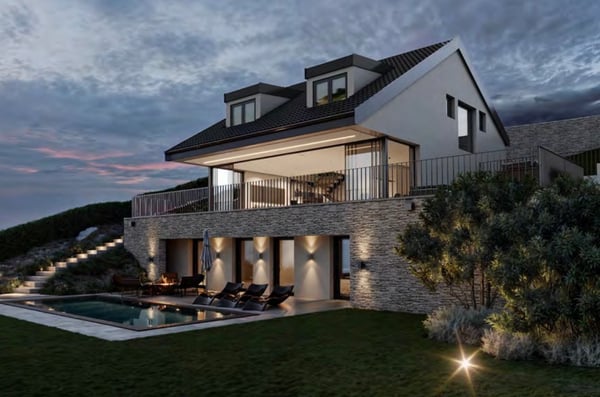 Magnifique villa neuve de 1.5 pièces avec piscine et vue lac à Chexbres 4