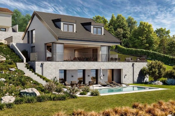 Magnifique villa neuve de 1.5 pièces avec piscine et vue lac à Chexbres 3