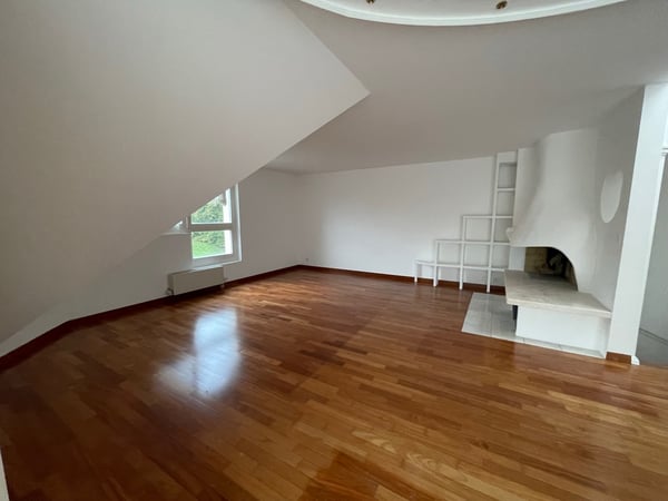 Beau duplex avec balcon offrant une vue sur le Léman et le Mont-Blanc. 4