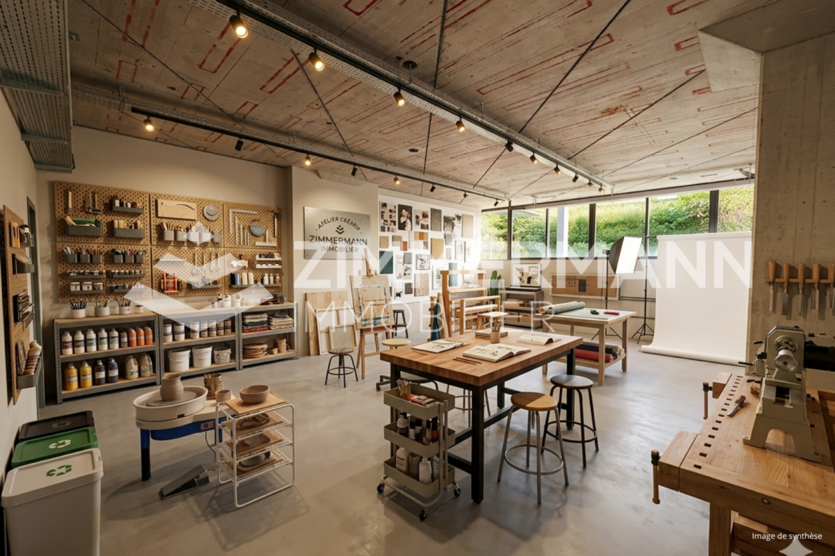 Grande surface commerciale de 350 m² à Ecublens - Un espace à fort potentiel pour votre activité