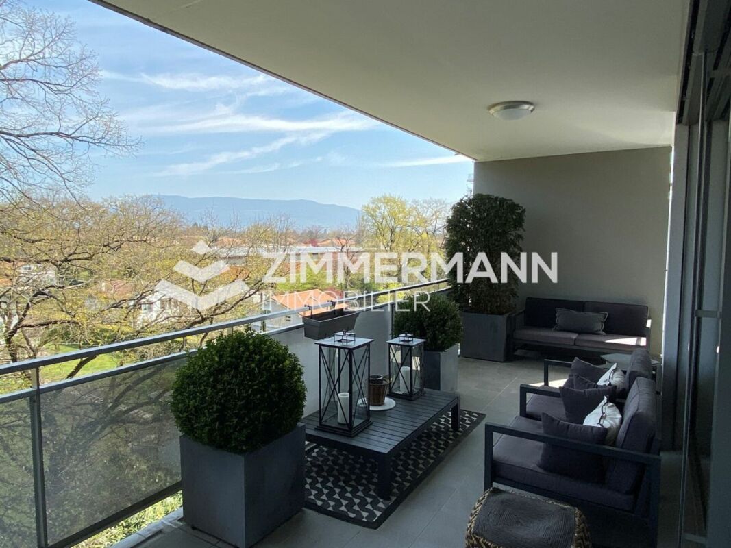 Magnifique 5 pièces meublé avec grande terrasse et vue dégagée