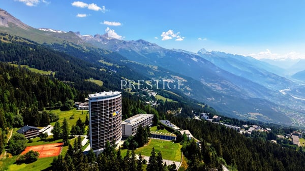 Ski in&out Duplex 3 Zimmer in der Tour de Super-Crans – Panoramablick & Hotel-Services 17