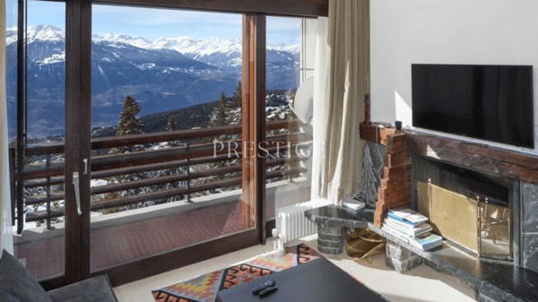 Ski in&out Duplex 3 Zimmer in der Tour de Super-Crans – Panoramablick & Hotel-Services 5