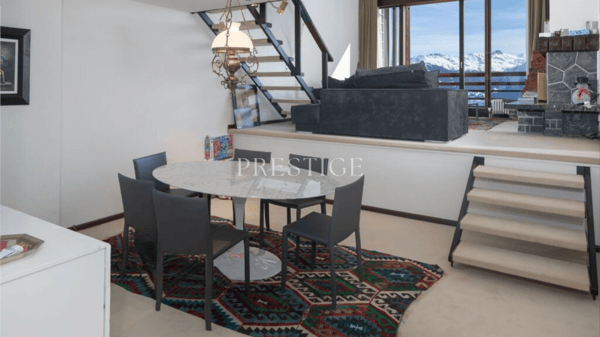 Ski in&out Duplex 3 Zimmer in der Tour de Super-Crans – Panoramablick & Hotel-Services 2