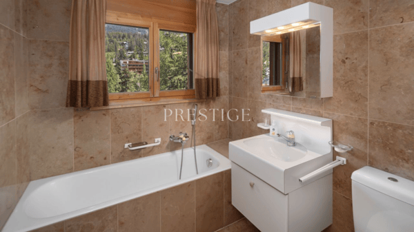 Spacieux appartement 5.5 pièces face au Golf Ballesteros – Centre de Crans à pied 11