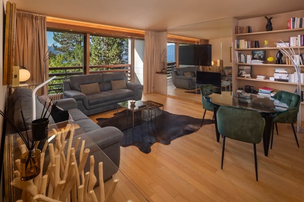 Charmant 3.5pces en SI avec vue panoramique à Crans-Montana 1