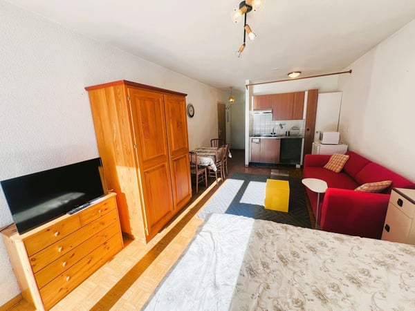 Joli studio partiellement rénové - Spacieux et lumineux - Lieu très calme - Bien situé - Belle vue 3