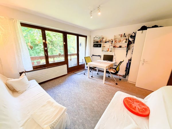Geräumig und hell 1.5 Zimmer teilweise renoviert - Gut gelegen - Sehr ruhig - Angenehme Aussicht 1