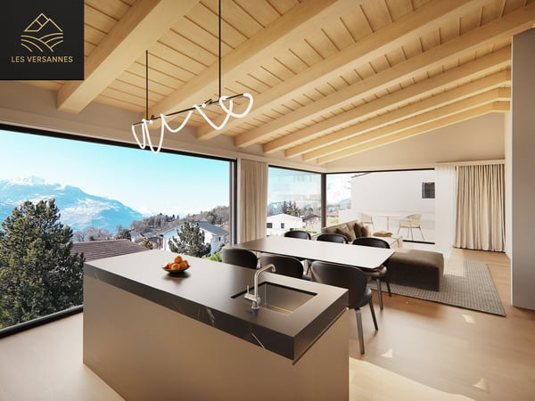 Appartement moderne de 3.5 / 4.5 pièces à vendre à Grimisuat 3