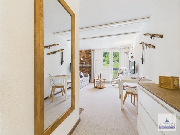 Studio meublé et équipé – 7ᵉ étage – Tour Gentianes, Aminona 6