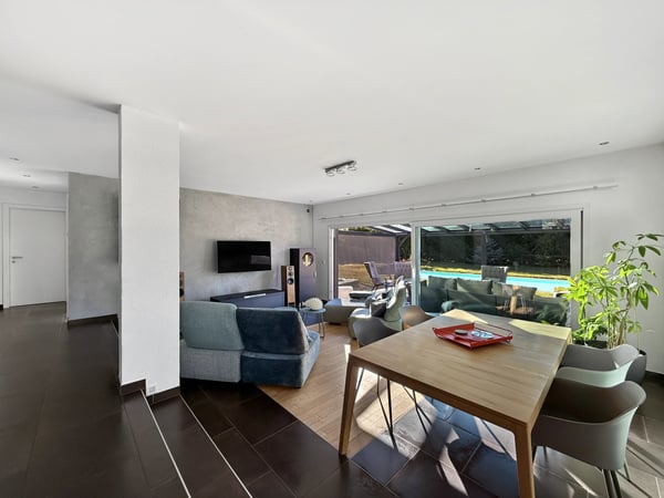 Villa contemporaine avec piscine à Fully ! 3