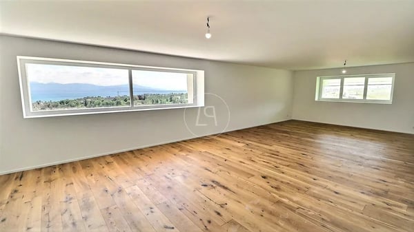 Renovated duplex apartment with lake view near Rolle 3