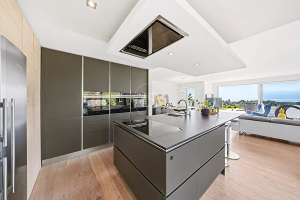 Superb architect-designed villa with panoramic view in Lully 7