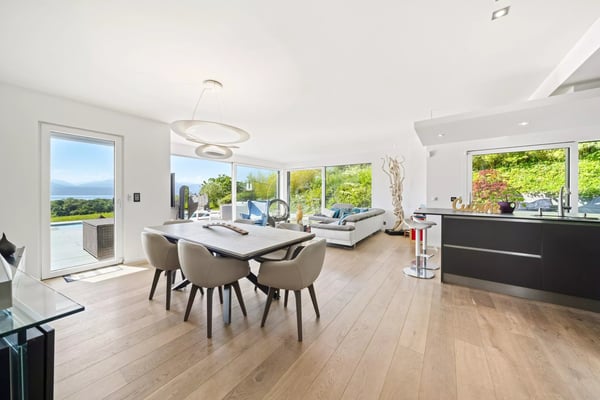 Superb architect-designed villa with panoramic view in Lully 6