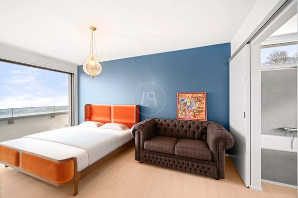 Stunning modern attic with panoramic view near Montreux 9
