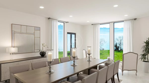 Project for a luxury modern lake front property,  Rolle 11