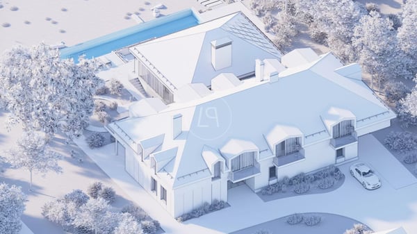 Project for a luxury modern lake front property,  Rolle 7