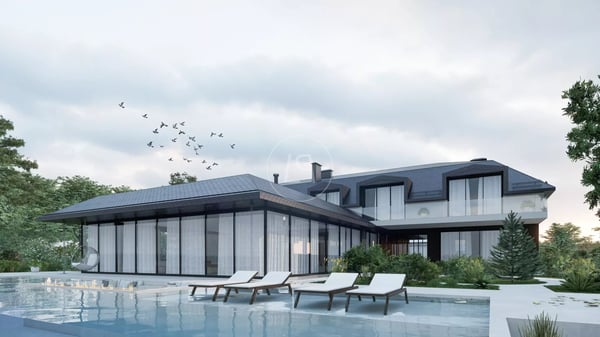 Project for a luxury modern lake front property,  Rolle 3